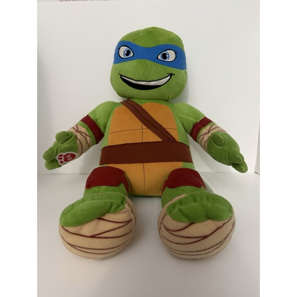 BAB Build-A-Bear TMNT Teenage Mutant Ninja Turtles Leonardo Blue 18" Plush Toy